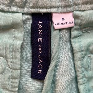 JANIE AND JACK Boys Linen Shorts Size 5